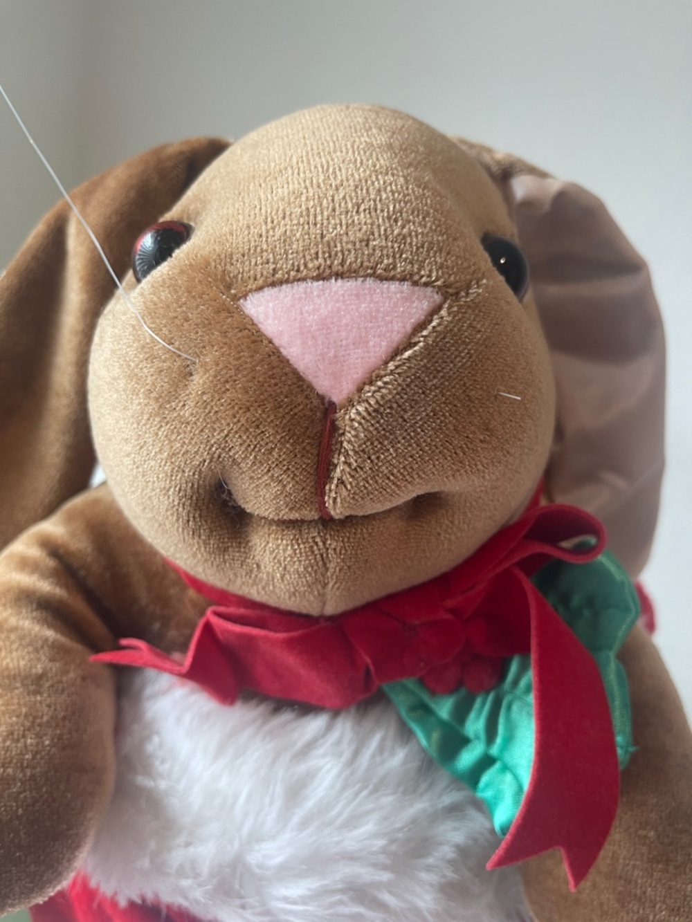 Vintage Christmas Velveteen Rabbit - Picture 11 of 17